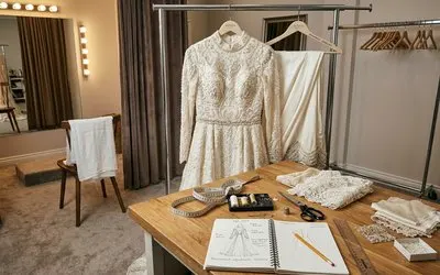 Modest wedding dress